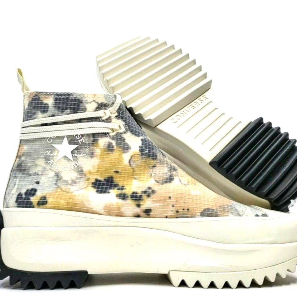 Converse Run Star Hike Hi Limited Edition Camo Platform Sneaker Shoe M7/W8.5